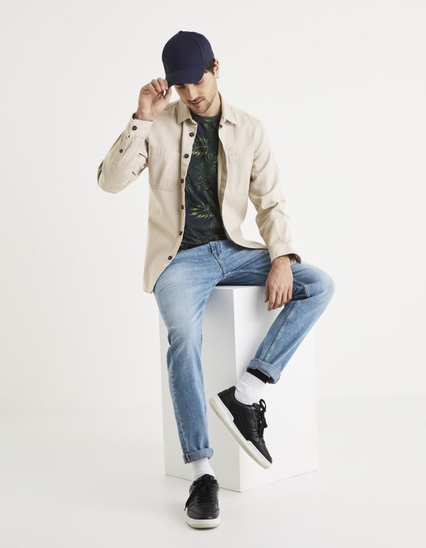 T-shirt col rond 100% coton