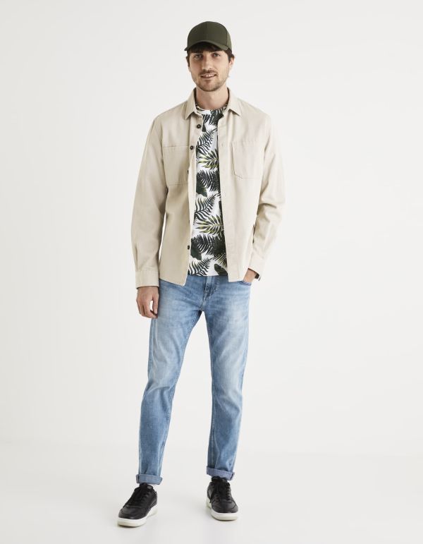 T-shirt col rond 100% coton