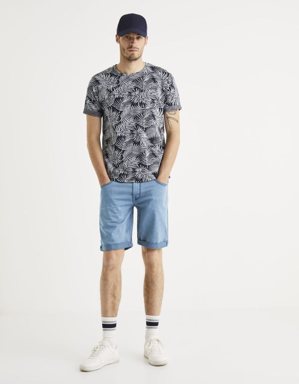 T-shirt col rond imprimé