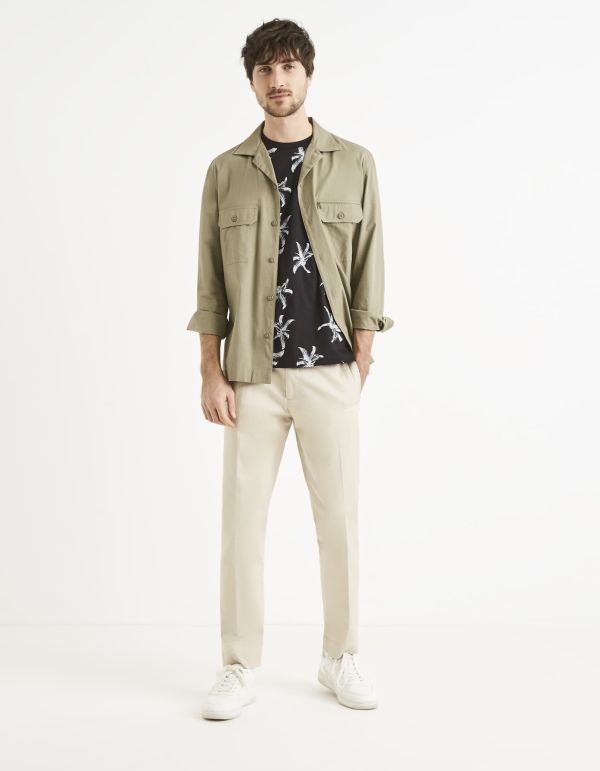 T-shirt col rond 100% coton