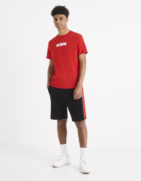 T-shirt col rond 100% coton