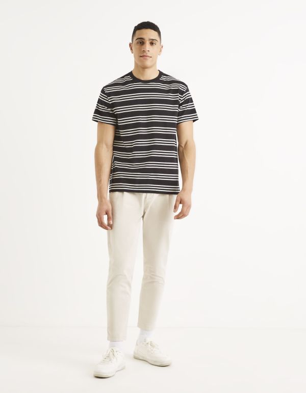 T-shirt parfait col rond 100% coton