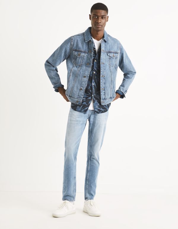 Jean C25 slim tapered soft touch 1 longueur