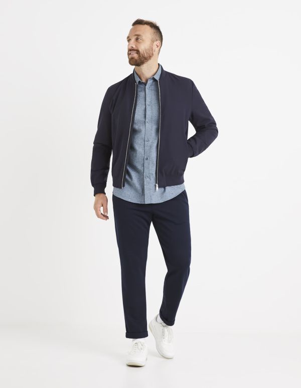Chemise modern fit coton mélangé