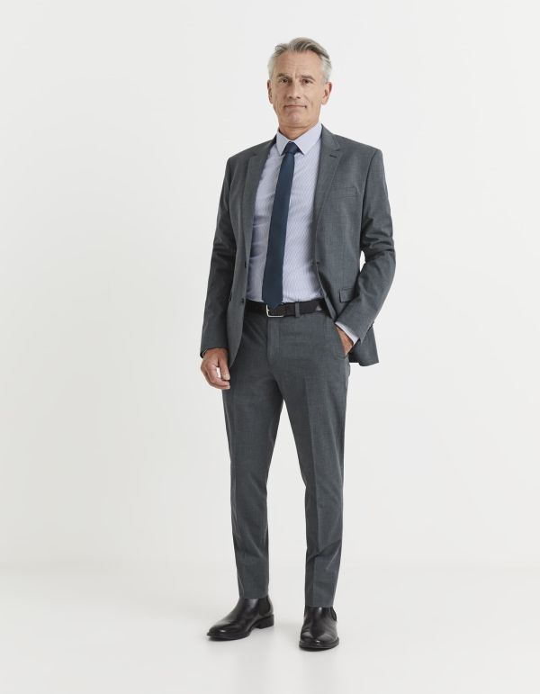 Chemise slim coton stretch repassage facile