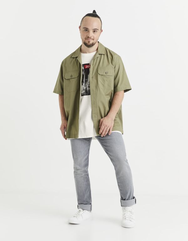 T-shirt col rond 100% coton