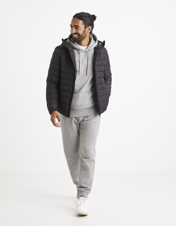 Sweat à capuche en coton mélangé