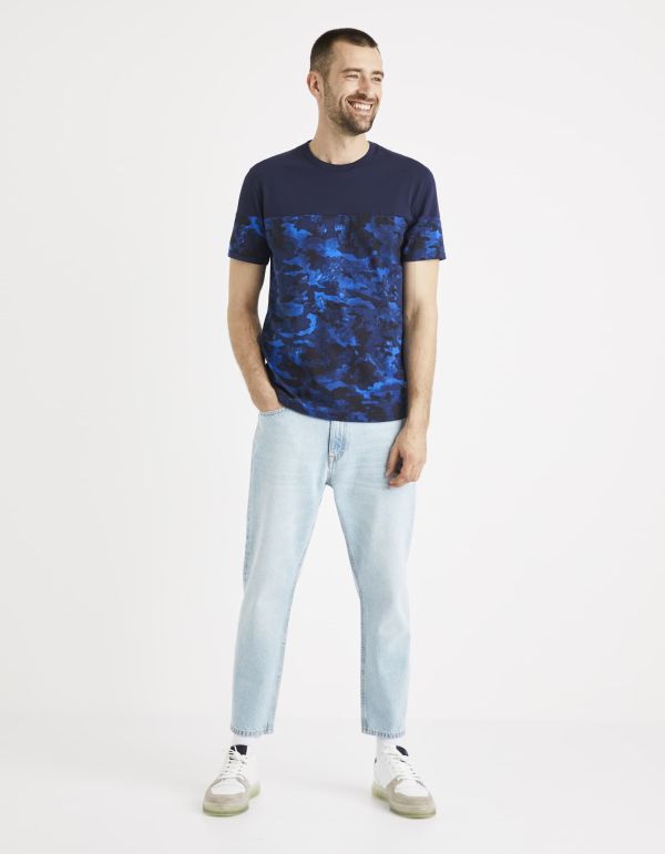 T-shirt col rond 100% coton