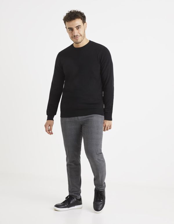 Pull col rond ligne confort