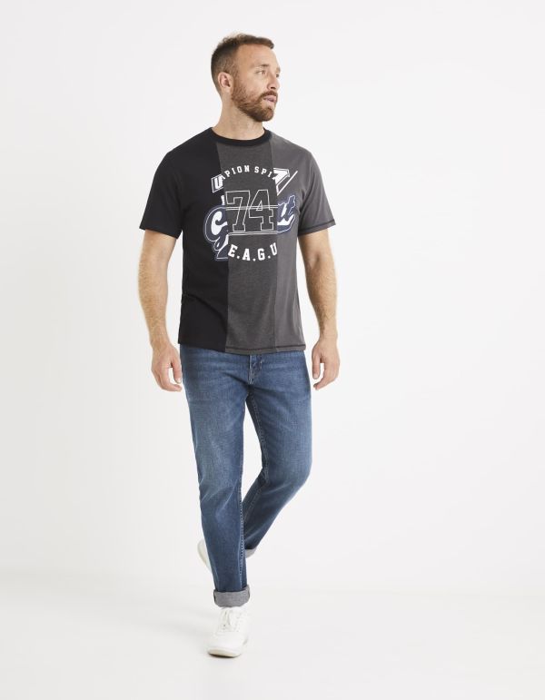 T-shirt col rond 100% coton