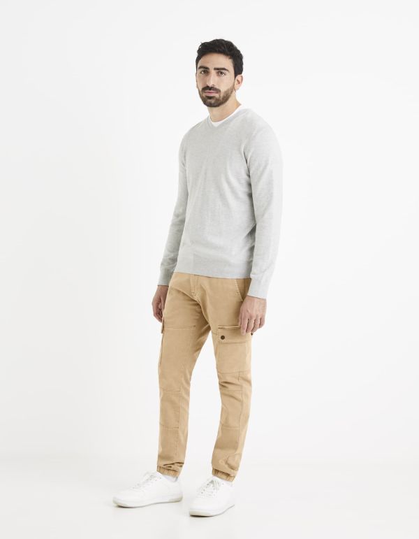 Pull col V ligne confort