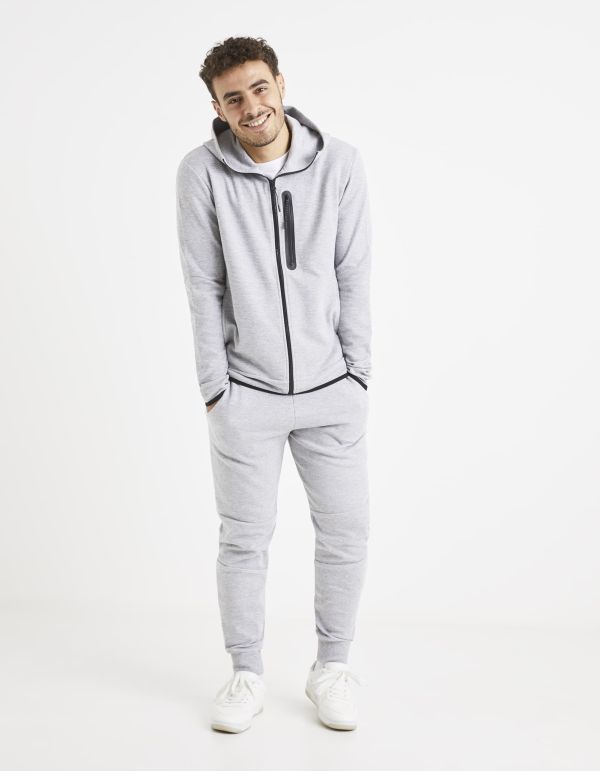 Veste zippée à capuche