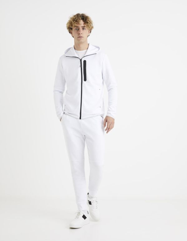 Veste zippée à capuche