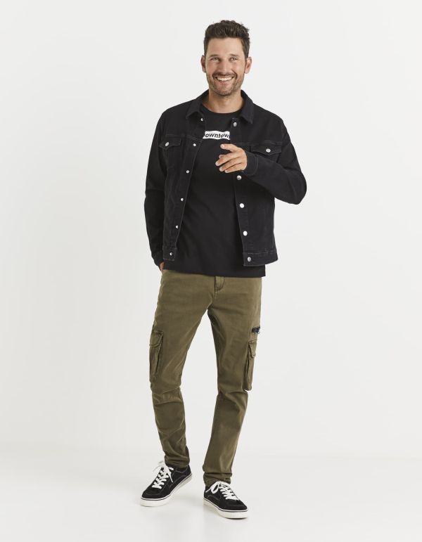 Pantalon skinny cargo 5 poches