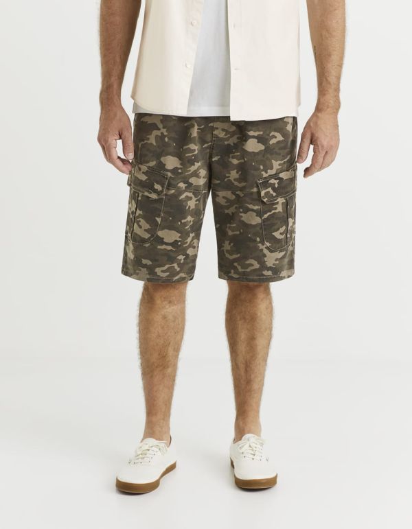 Bermuda cargo maille