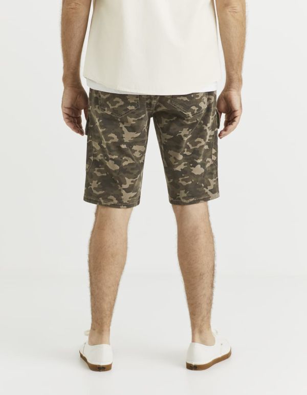 Bermuda cargo maille