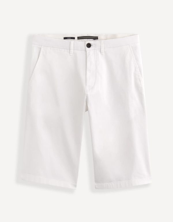 Bermuda chino coton stretch