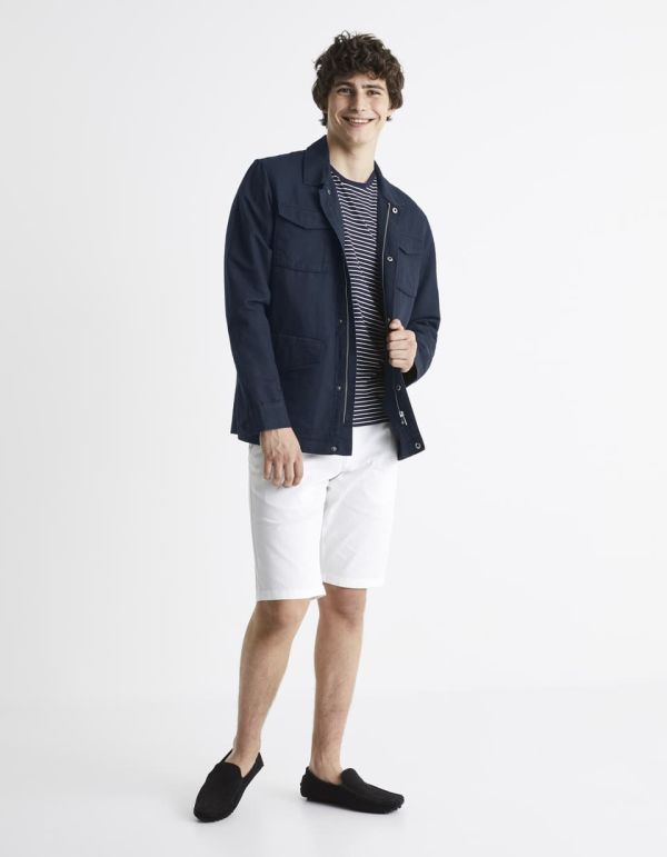 Bermuda chino coton stretch