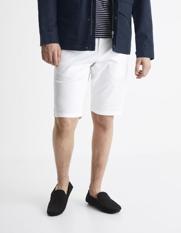Bermuda chino coton stretch