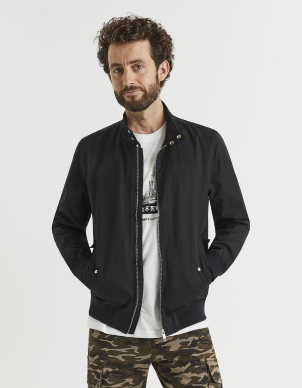 Blouson col montant déperlant