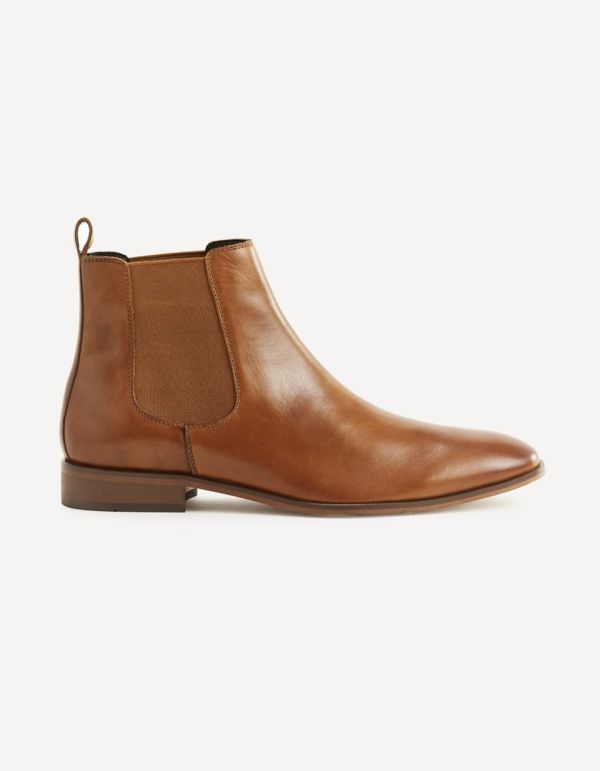 Boots montante - marron