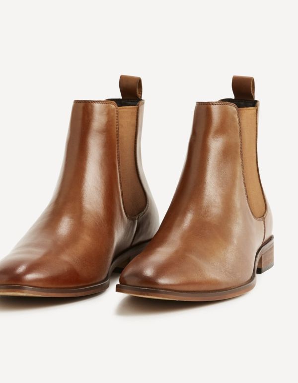 Boots montante - marron