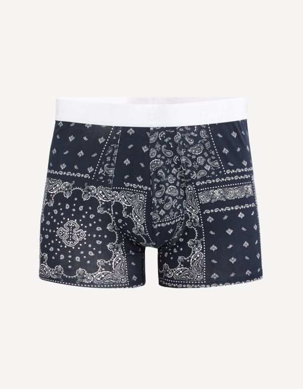 Boxer en coton stretch bandana
