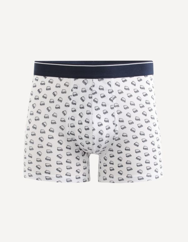 Boxer uni en coton premium supima imprimé burger