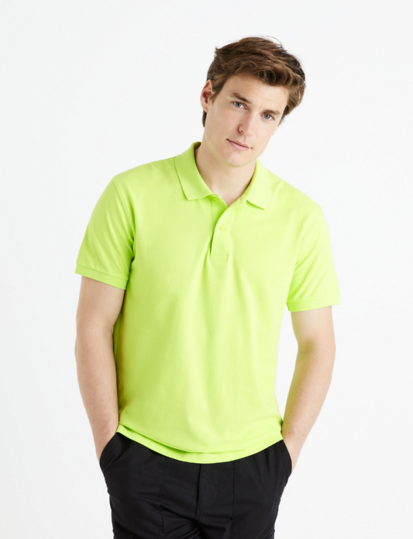 Polo piqué 100% coton - vert