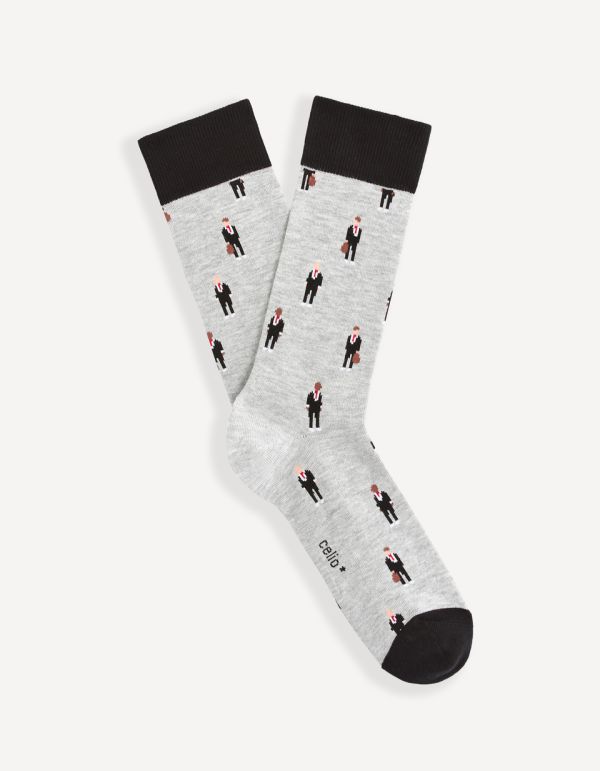 Chaussettes hautes coton supima boys