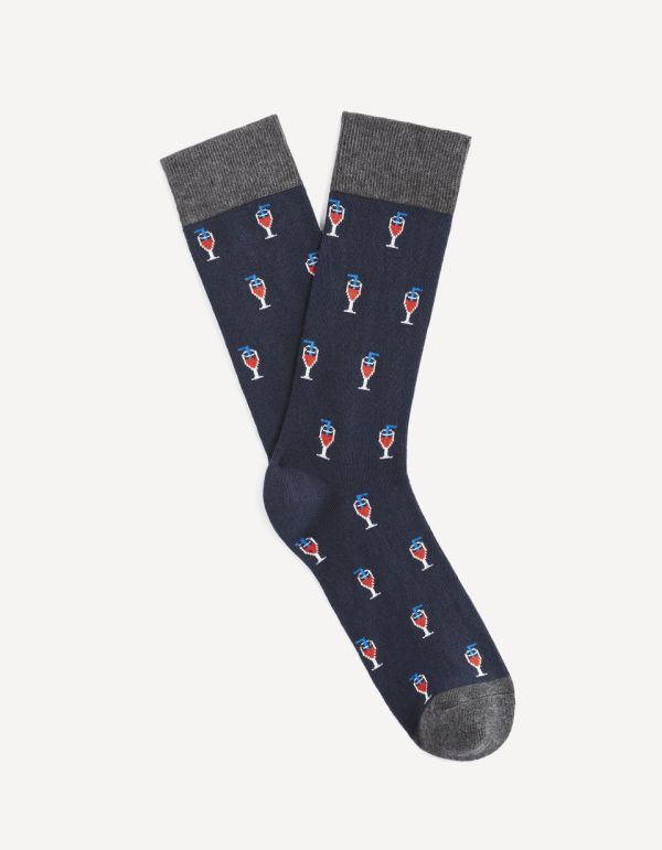 Chaussettes hautes en coton premium supima