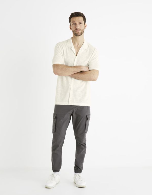 Chemise manches courtes en maille