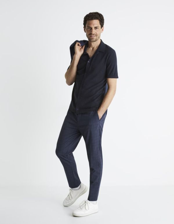 Chemise manches courtes en maille