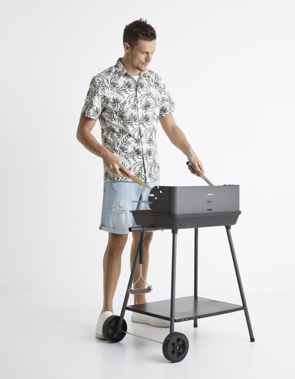 Chemise manches courtes relax 100% coton