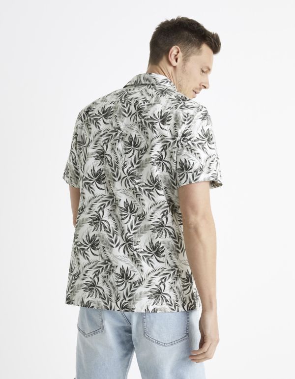 Chemise manches courtes relax 100% coton