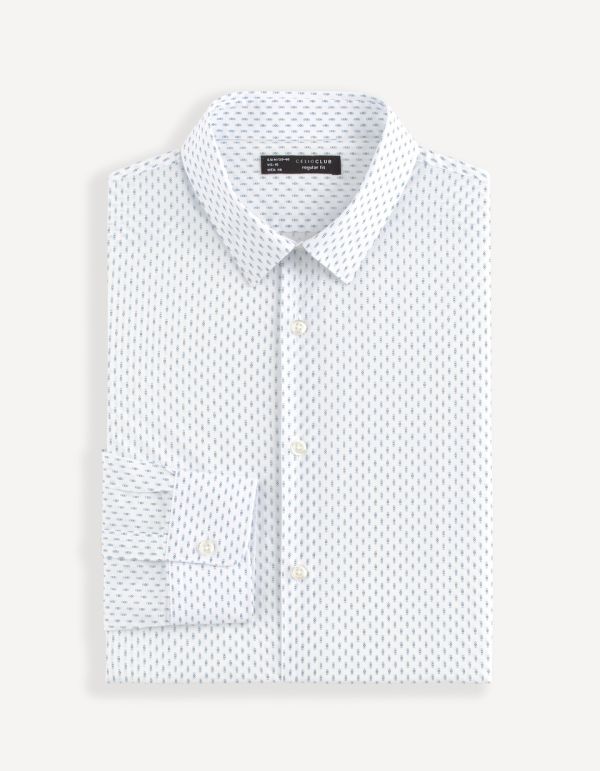 Chemise regular 100% coton