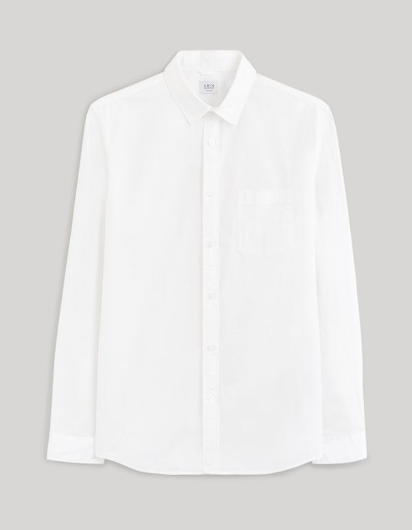 Chemise regular 100% coton