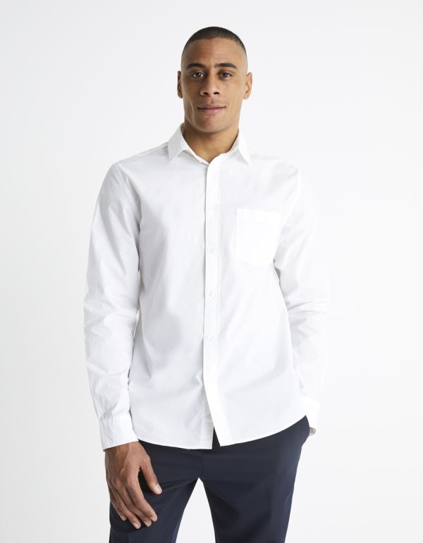 Chemise regular 100% coton