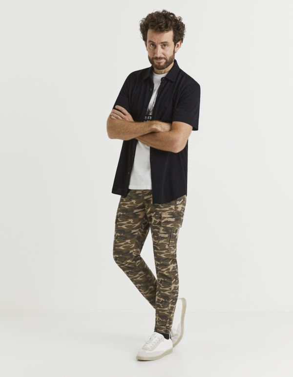 Chemise regular 100% coton jersey