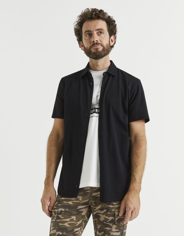 Chemise regular 100% coton jersey