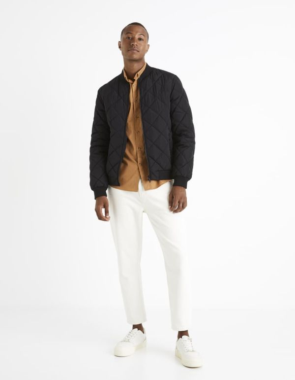 Chemise regular 100% coton - marron