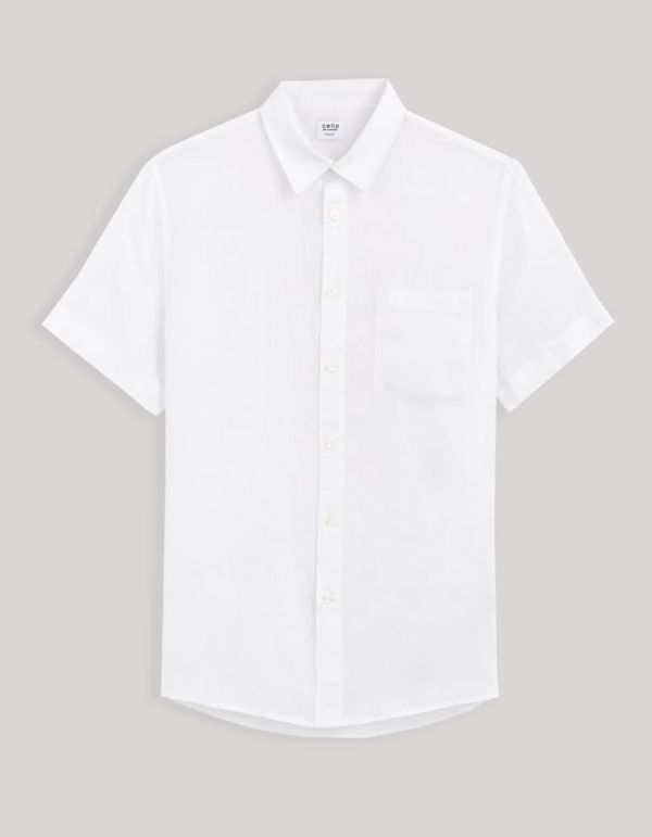 Chemise regular 100% lin