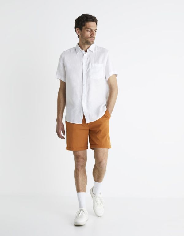 Chemise regular 100% lin