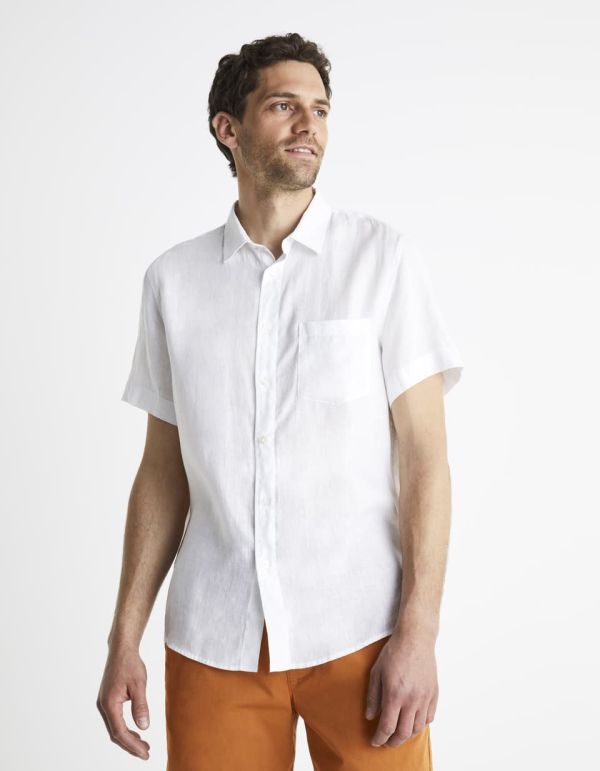 Chemise regular 100% lin