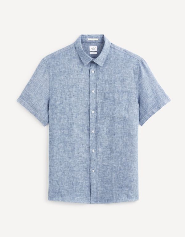 Chemise regular 100% lin