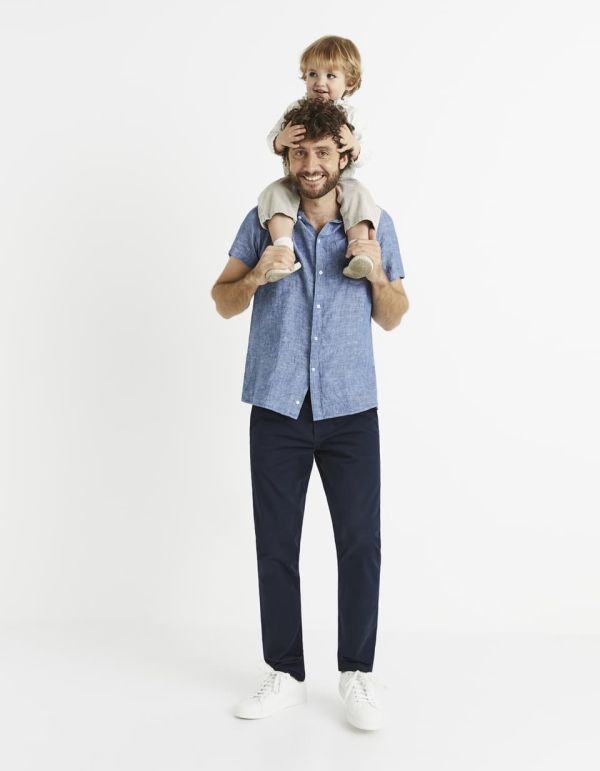 Chemise regular 100% lin