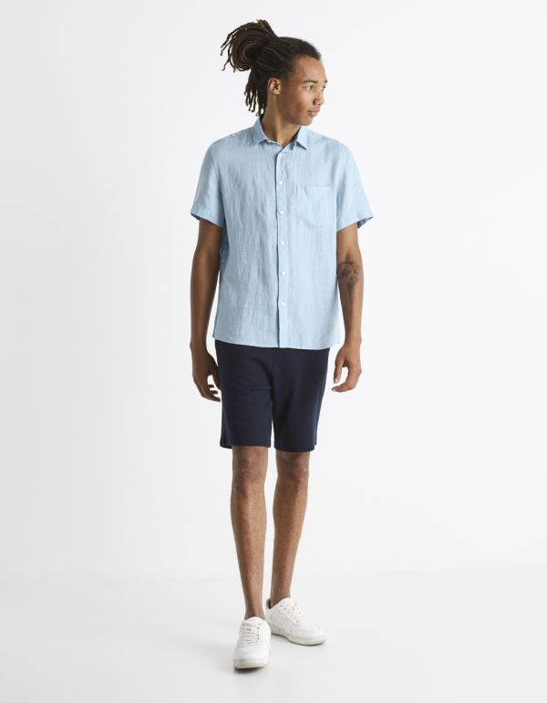 Chemise regular 100% lin