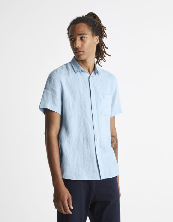 Chemise regular 100% lin