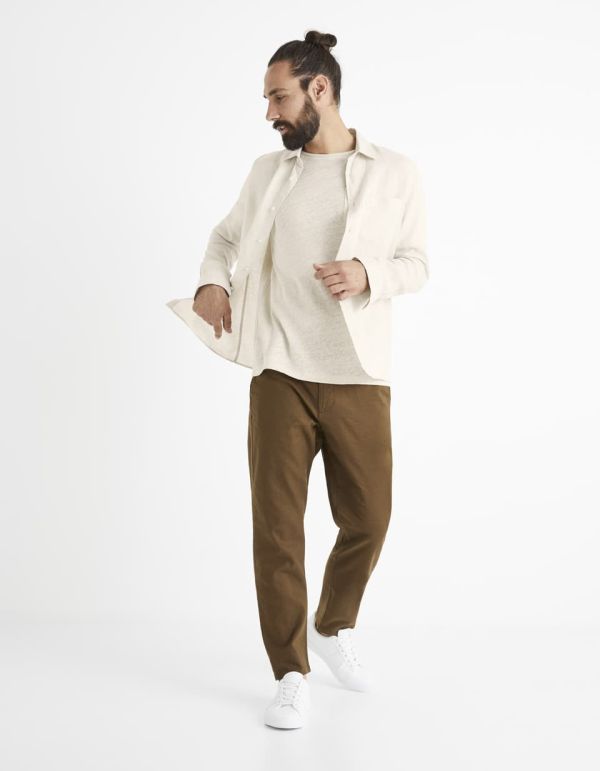 Chemise regular 100% lin