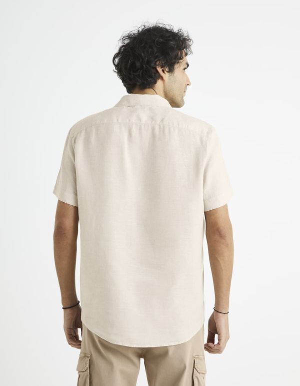 Chemise regular 100% lin